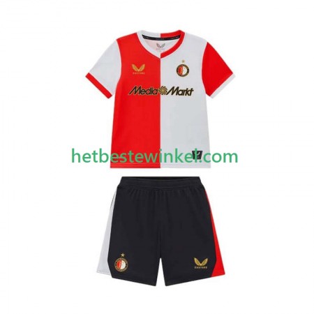 Feyenoord Rotterdam Voetbalshirts Kind Thuis 2025-26